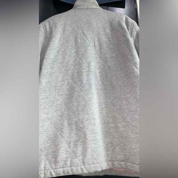 VTG 90’s Grey Cedars Quilted Coat Leather Nuts Leaves - Picture 12 of 16